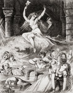 Illustration after J. Tenniel for the poem 